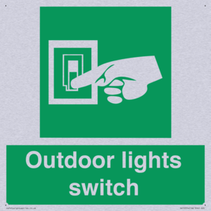 Outdoor lights switch